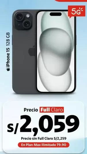 Apple - iPhone 15 128 GB