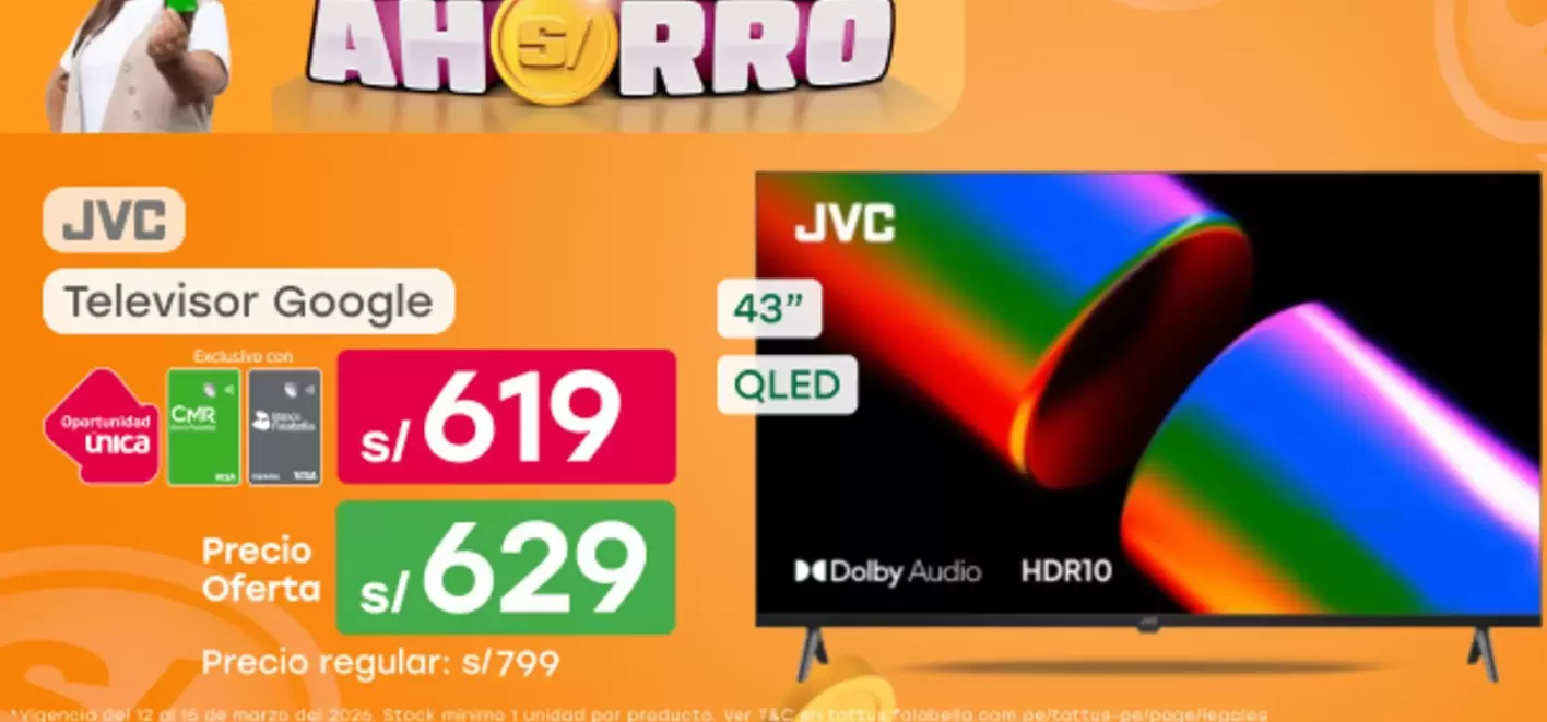 JVC - Televisor Google