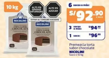 Nicolini - Torta Sabor Chocolate