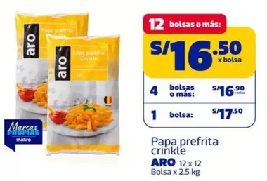 Aro - Papa prefrita crinkle