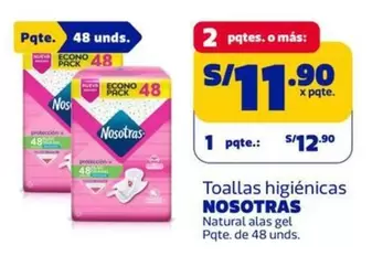 Nosotras - Toallas higiénicas