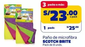 Scotch Brite - Paño de microfibra