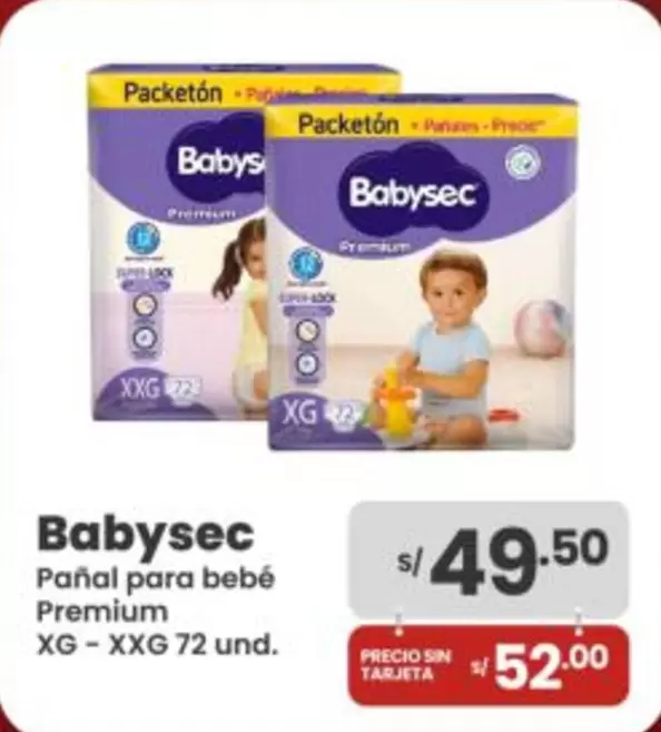 Babysec - Pañal para bebé Premium