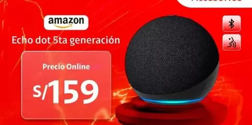 Amazon - Echo dot 5ta generación