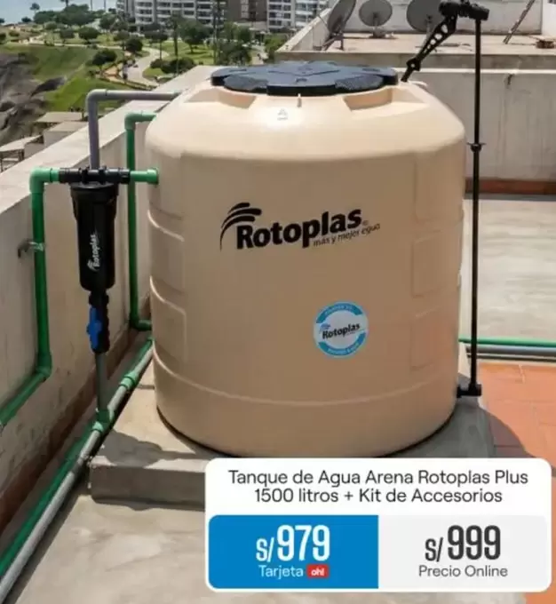 Rotoplas - Agua Arena Plus