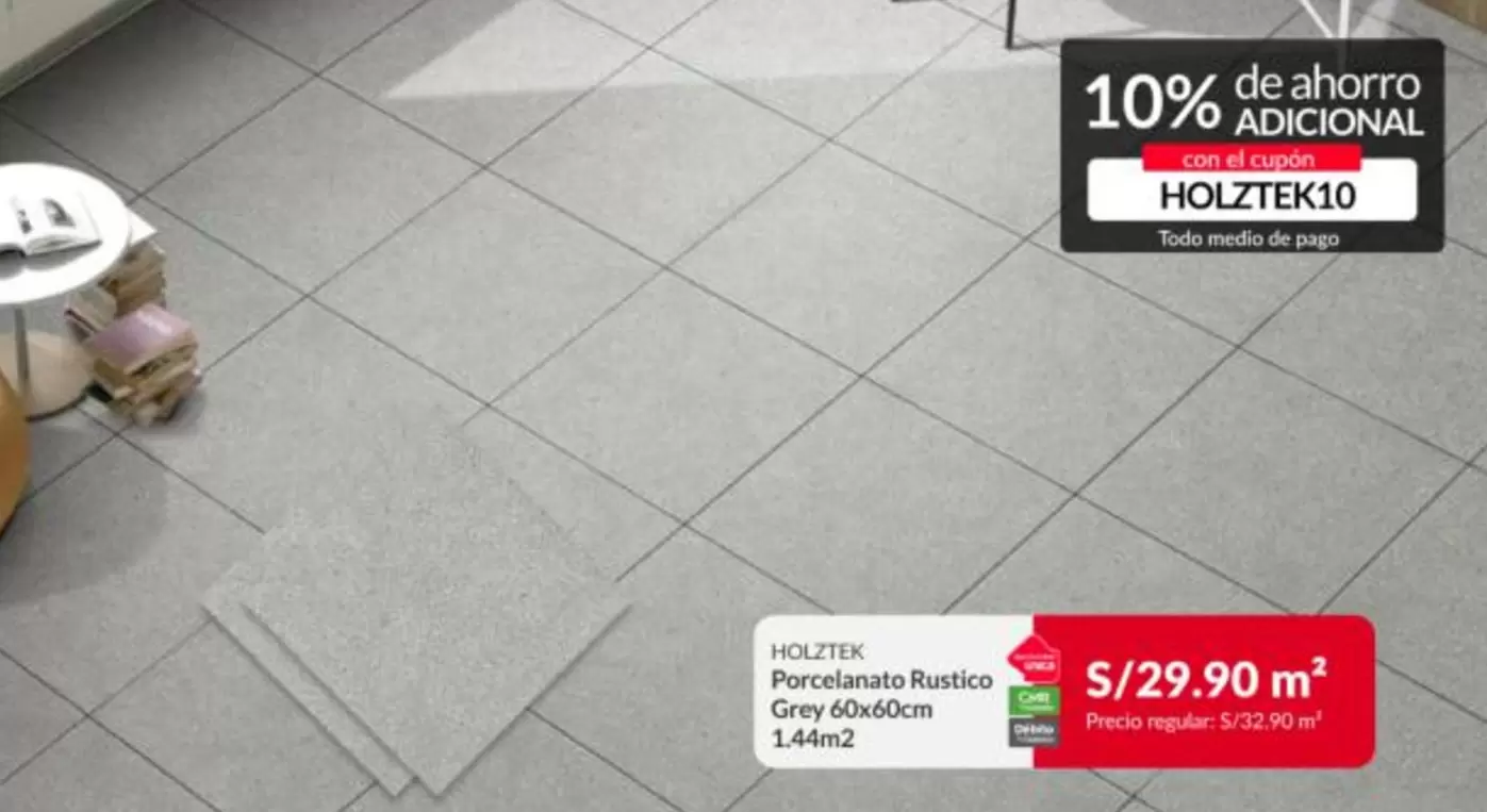 Grey - Porcelanato Rustico