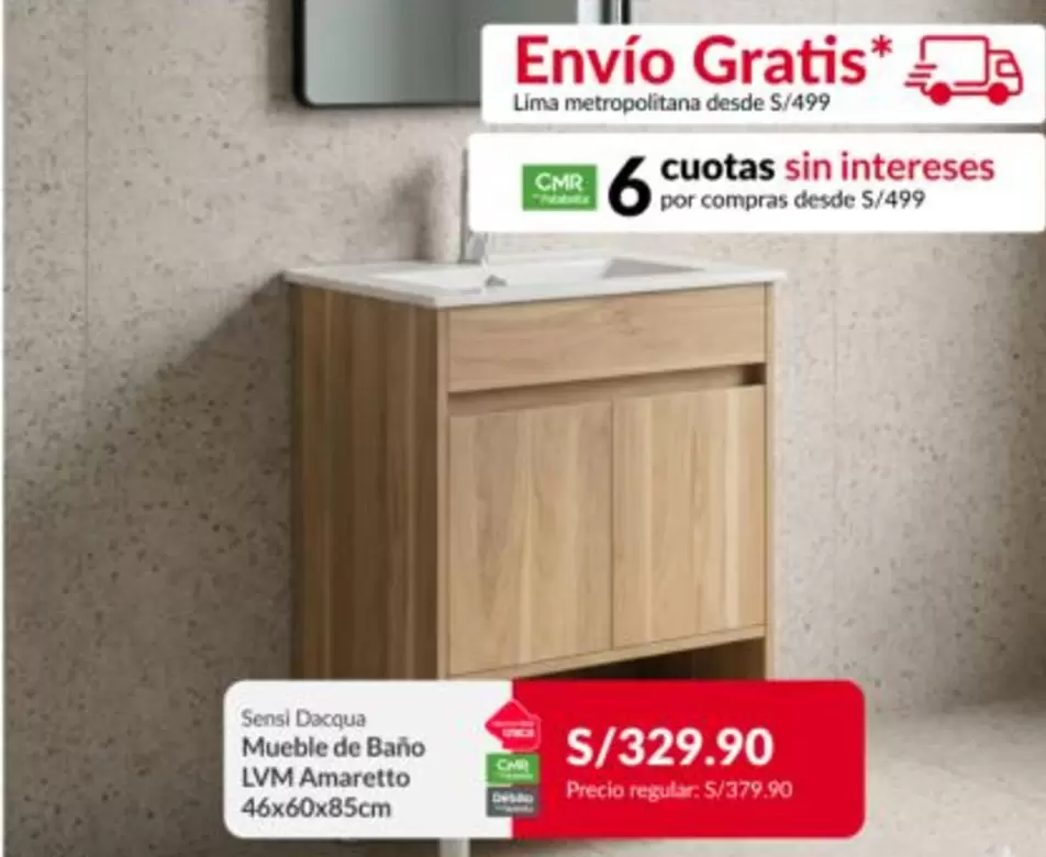 Dacqua - Mueble de Baño LVM Amaretto