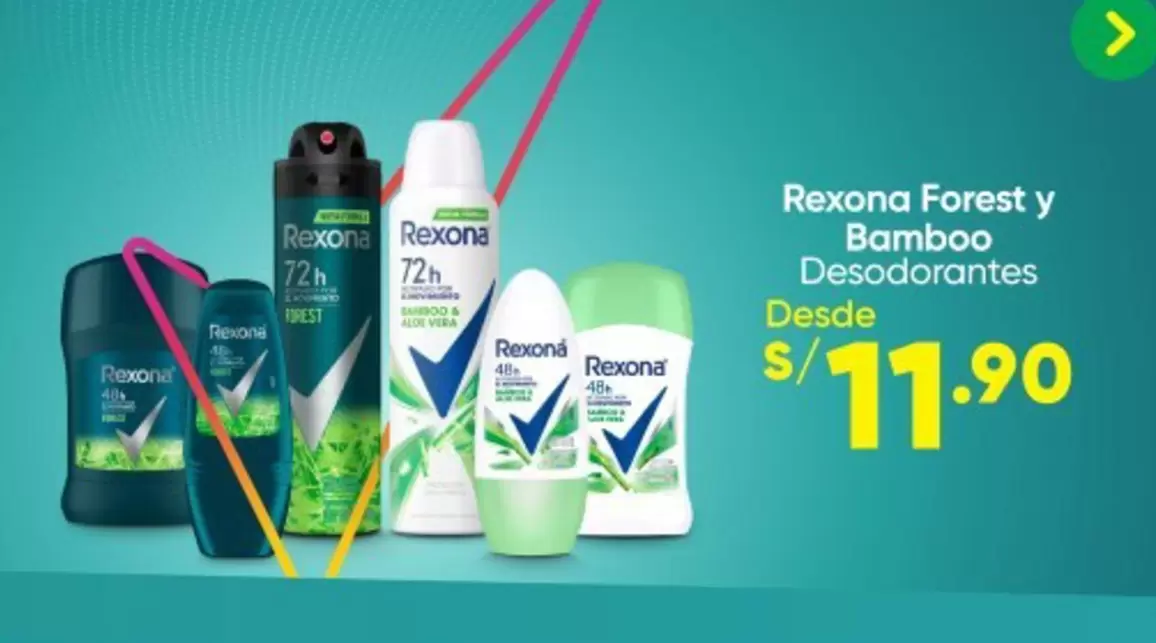 Rexona - Forest y Bamboo Desodorantes