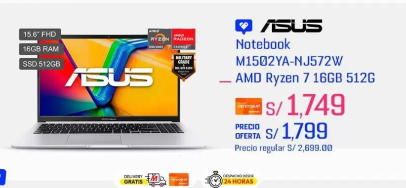 Asus - M1502YA-NJ572W
