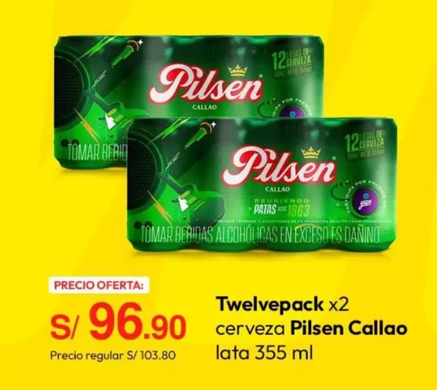 Pilsen - cerveza Callao lata