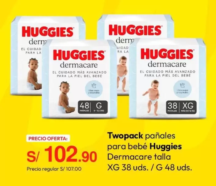 Huggies - Pañales Dermacare