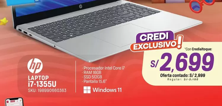 Hp - LAPTOP 17-13550