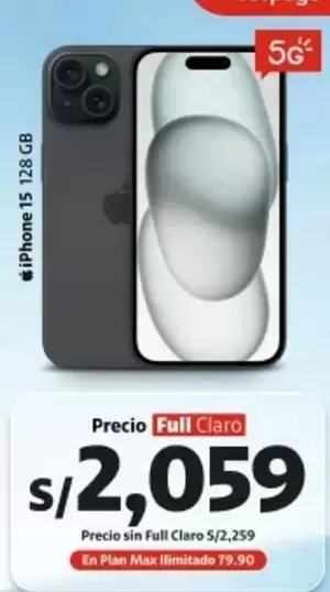 Apple - iPhone 15 128 GB