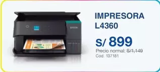 Epson - IMPRESORA L4360