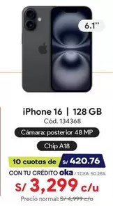 Apple - iPhone 16 | 128 GB