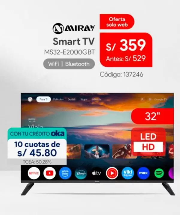 Miray - Smart TV MS32-E2000GBT