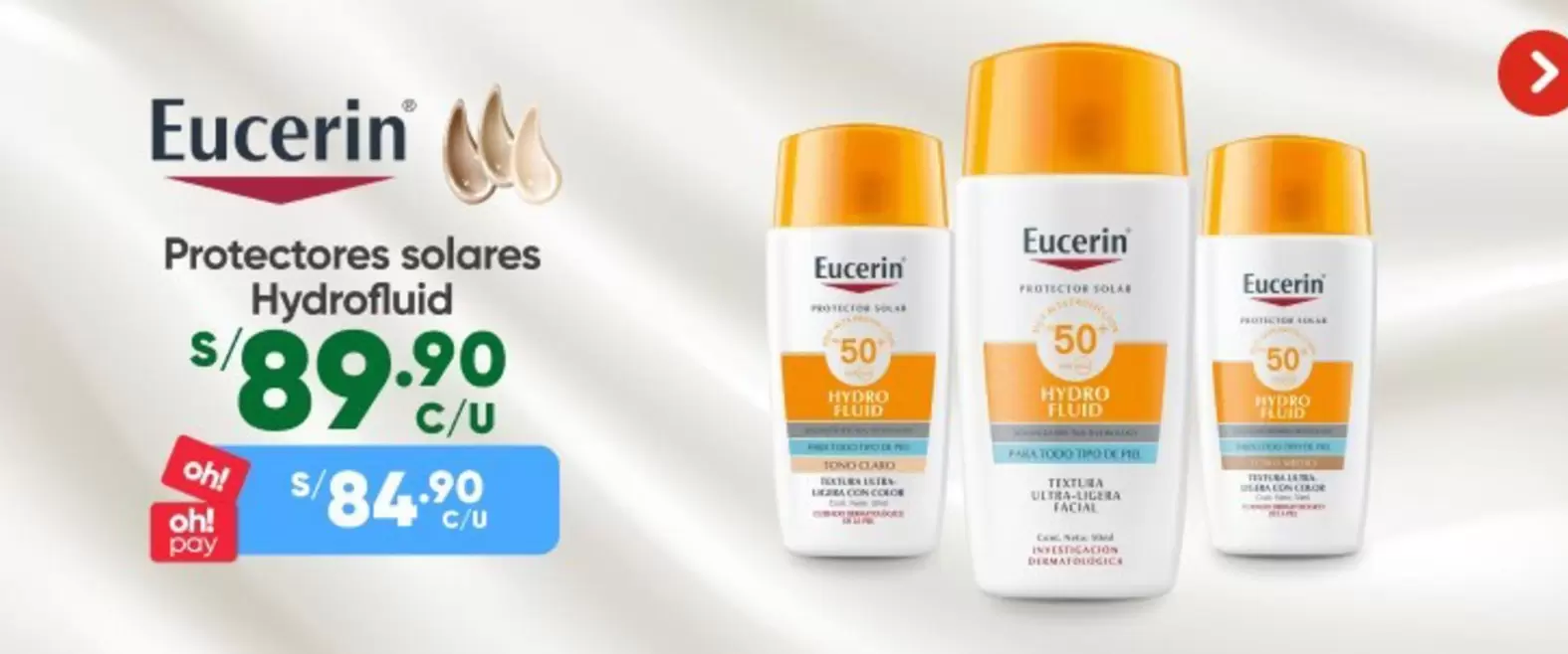 Eucerin - Protectores solares Hydrofluid