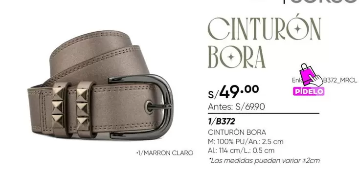 CINTURÓN BORA 1/8372