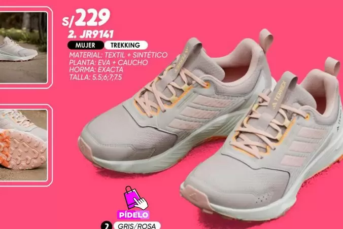 Adidas - Zapatillas Trekking JR9141