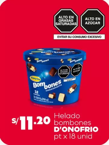 D'onofrio - Helado bombones