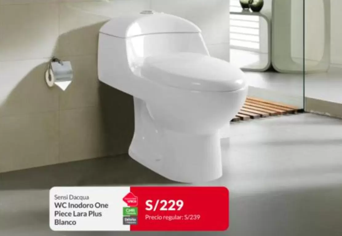 Dacqua - WC Inodoro One Piece Lara Plus