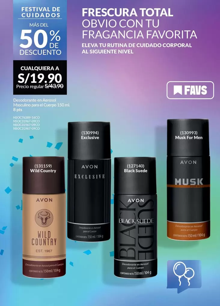 Avon - FRESCA TOTAL OBVIO CON TU FRAGANCIA FAVORITA
