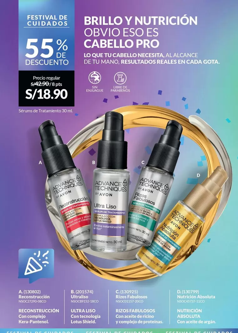 Avon - BRILLO Y NUTRICION