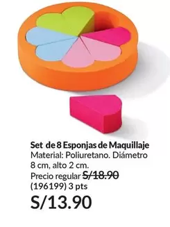 PTS - Set de 8 Esponjas de maquillaje (196199)