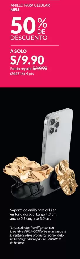 Solo - Anillo para celular Meli