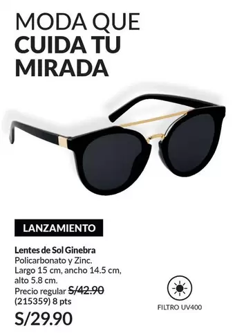Sol   - Lentes de Sol Ginebra Policarbonato y Zinc