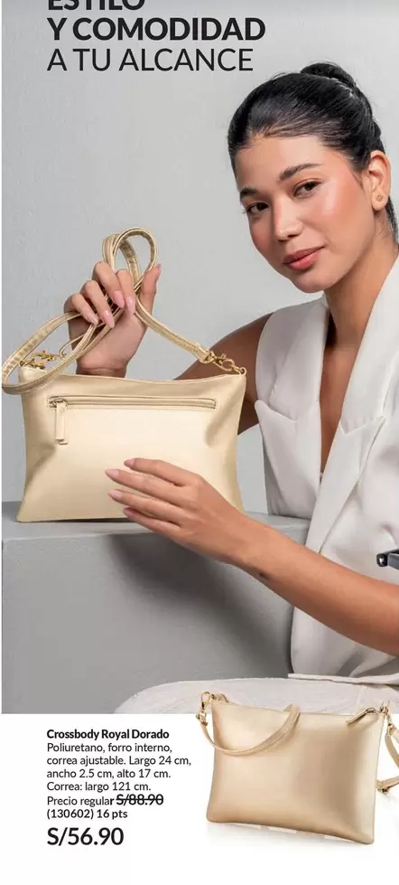 Royal - Crossbody  Dorada