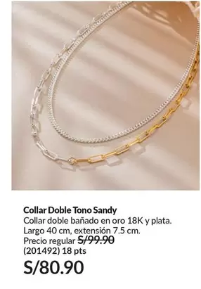 Oro - Collar Doble To Sandy