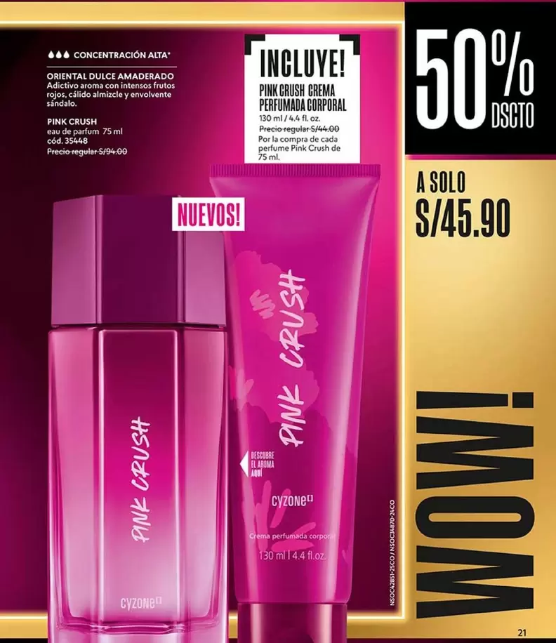 Pink - Crush Crema Perfumada Corporal