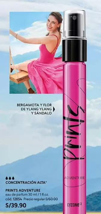 PRINTS ADVENTURE eau de parfum 30 ml / 1 fl.oz. cód. 12854