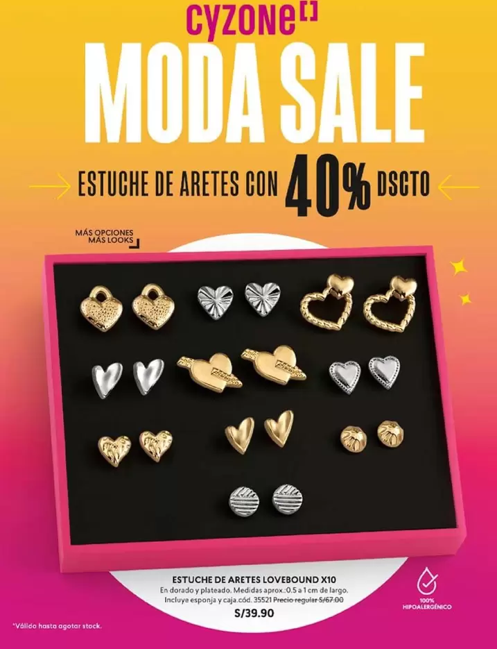 Dorado - ESTUCHE DE ARETES