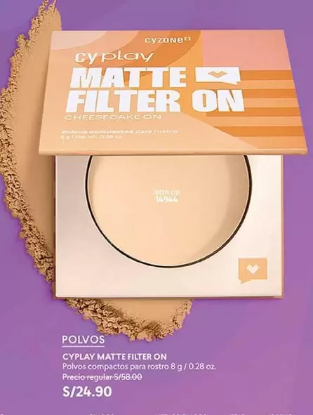 CYPLAY MATTE FILTER ON