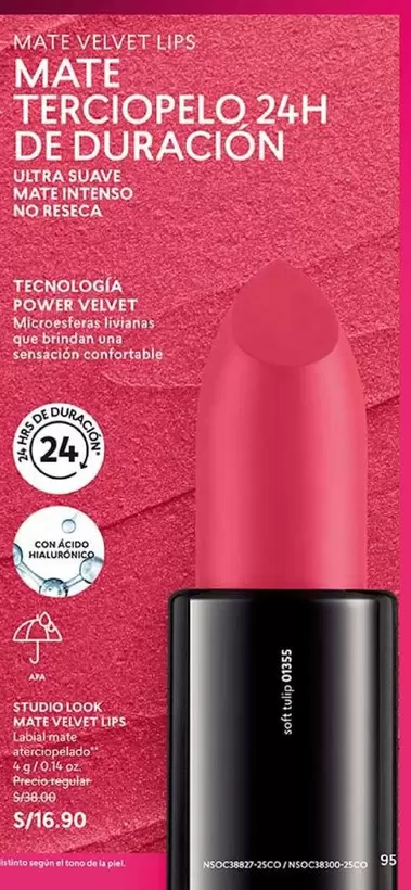 Suave - MATE TERCIOPELO 24H DE DURACION