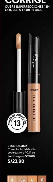 Studio - STUDIO LOOK Corrector facial de alta cobertura