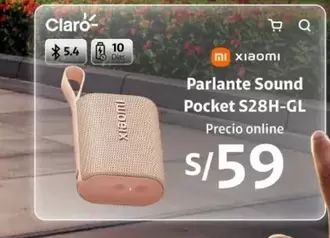 Xiaomi - Parlante Sound Pocket S28H-GL