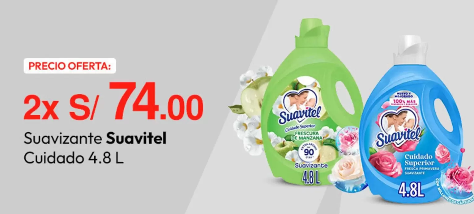 Suavitel - Suavizante Cuidado 4.8 L