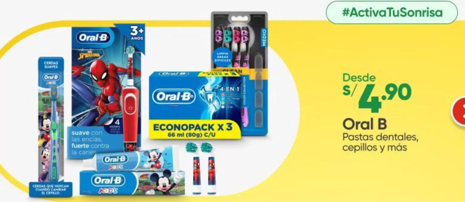 Oral B - Pastas dentales, cepillos y más