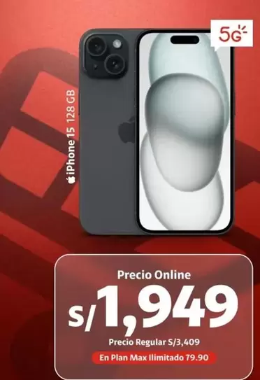 Apple - iPhone 15 128 GB