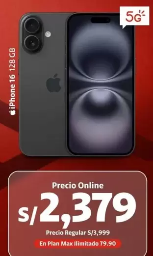 Apple - iPhone 16 128 GB