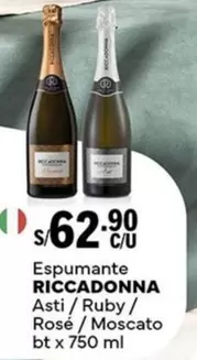 Riccadonna - Espumante Asti / Ruby / Rosé / Moscato