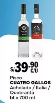 Cuatro Gallos - Pisco