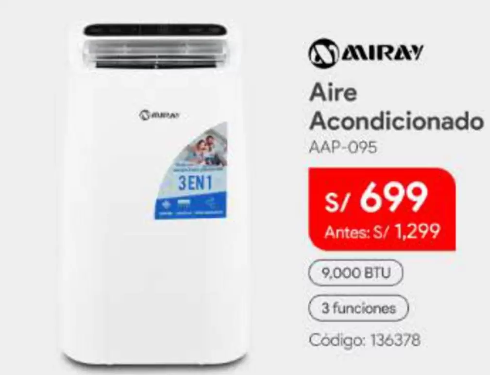 Miray - Aire Acondicionado AAP-095