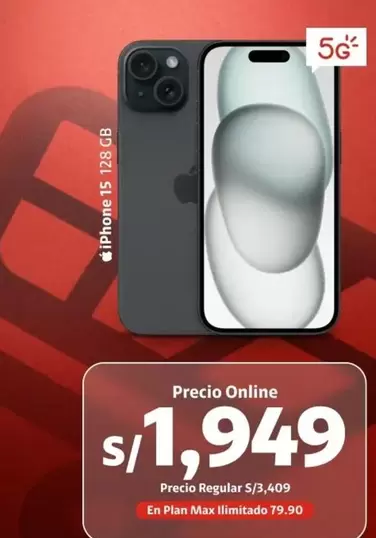 Apple - iPhone 15 128 GB