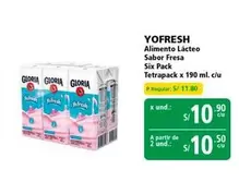 Gloria - Alimento L	ext{á}cteo Sabor Fresa Six Pack Tetrapak