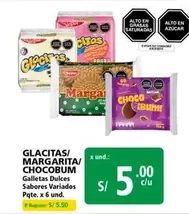 Glacitas - Galletas Dulces Sabores Variados