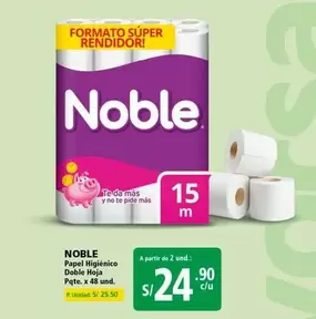 Noble - Papel Higi0992nico Doble Hoja